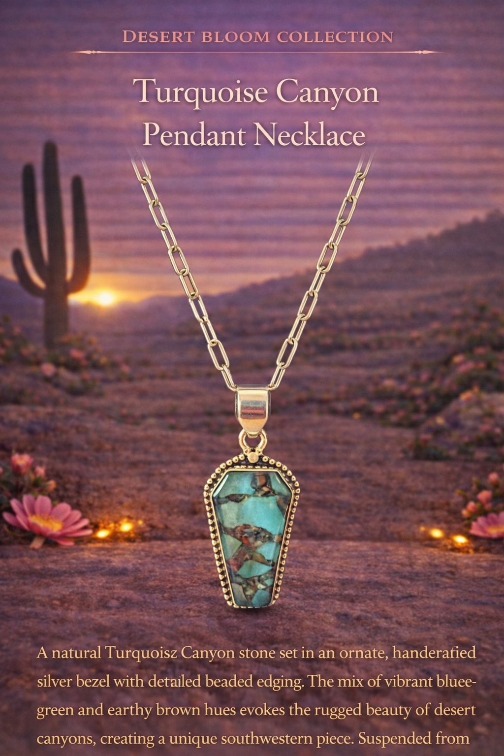 Turquoise Canyon Pendant Necklace