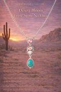 Desert Bloom
Triple Stone Necklace