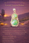 Emerald Turquoise Pendant