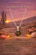 Desert Heart Aura Opal Necklace
