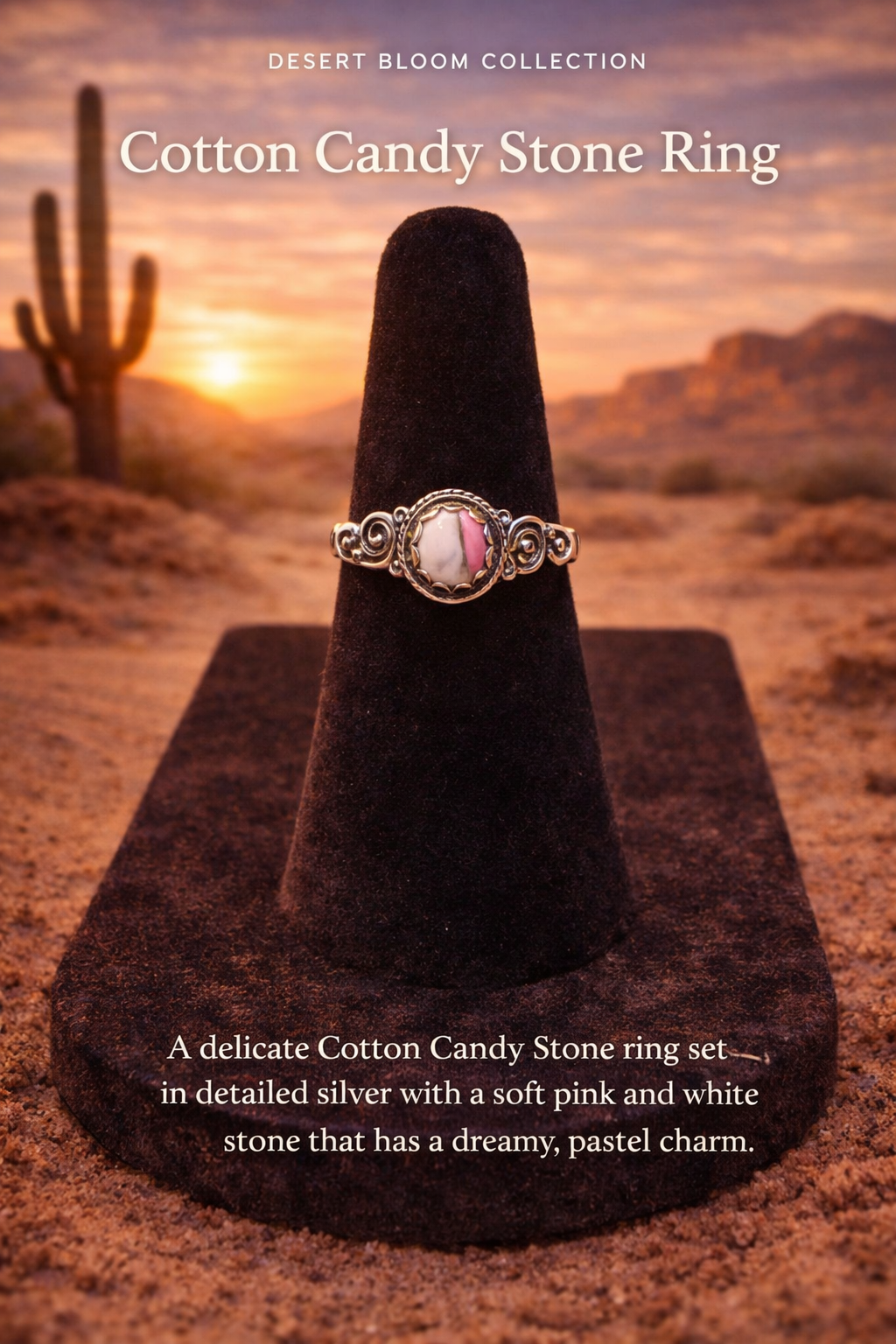 Cotton Candy Stone Ring