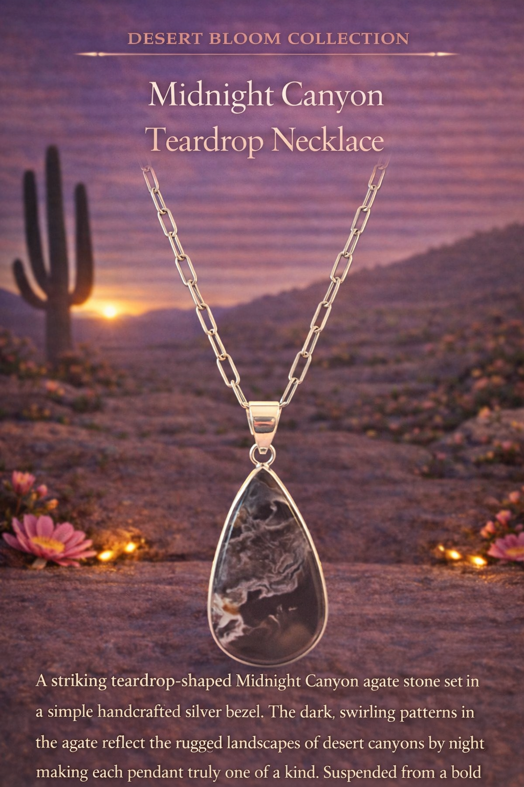 Midnight Canyon
Teardrop Necklace