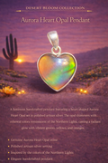 Aurora Heart Opal Pendant