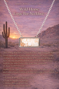 Wild Horse
Large Bar Necklace