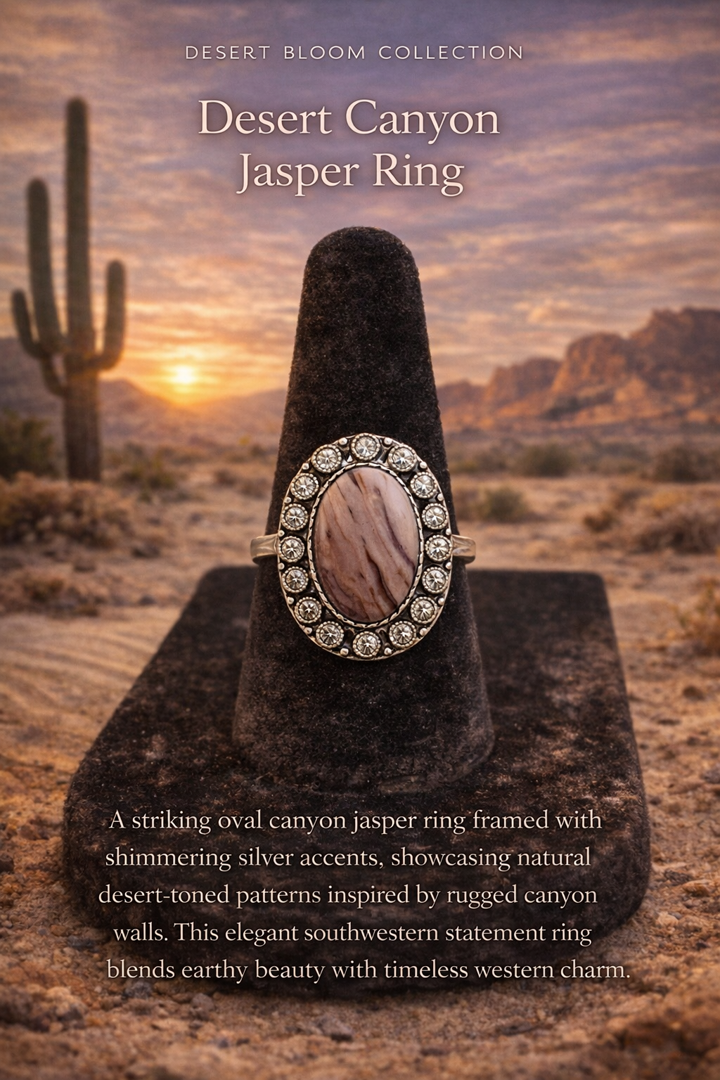 Desert Canyon Jasper Ring