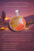 Fire Canyon Jasper Pendant