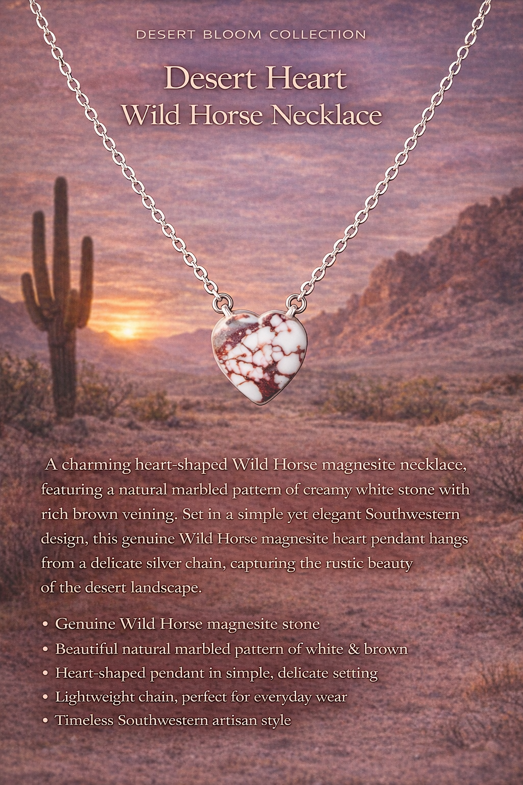Desert Heart
Wild Horse Necklace