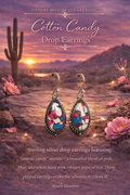 Cotton Candy Drop Earrings