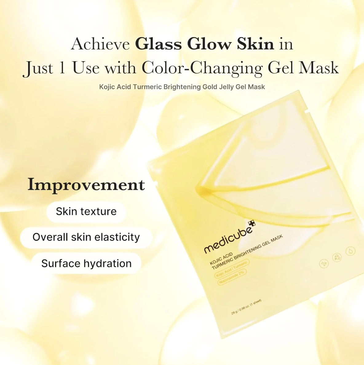 Kojic Acid Turmeric Gold Jelly Gel Mask