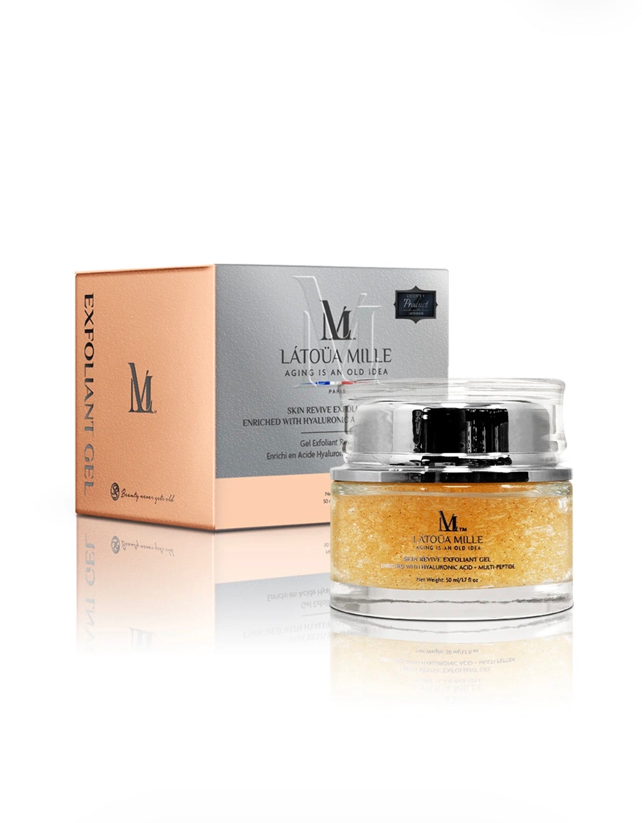 LATOUA MILLE
Skin Revive Exfoliant Gel Enriched With Hyaluronic Acid + Multi-Peptide