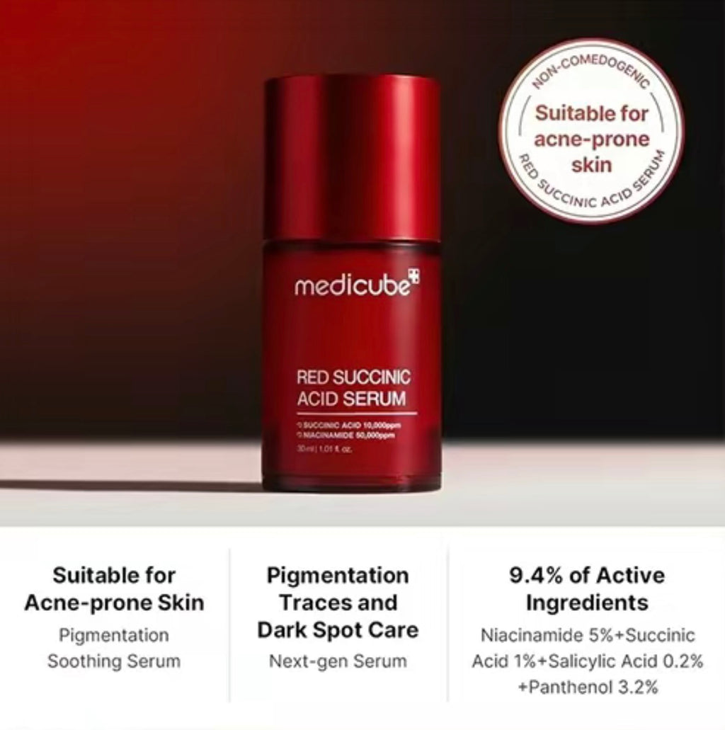 Red Succinic Acid Serum