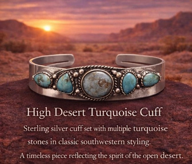 High Desert Turquoise Cuff