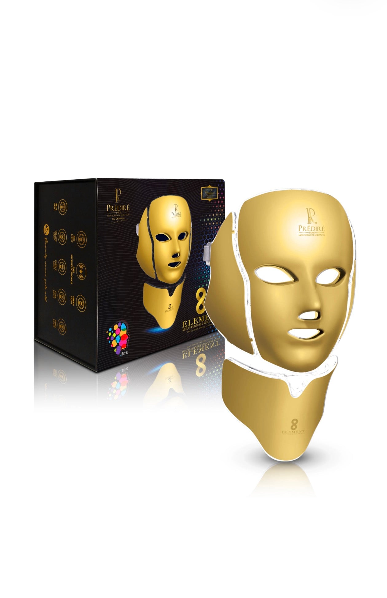 PREDIRE PARIS
8 Element Multi-Purpose Skincare Mask (GOLD) | Non-Surgical Solution LED Treatment