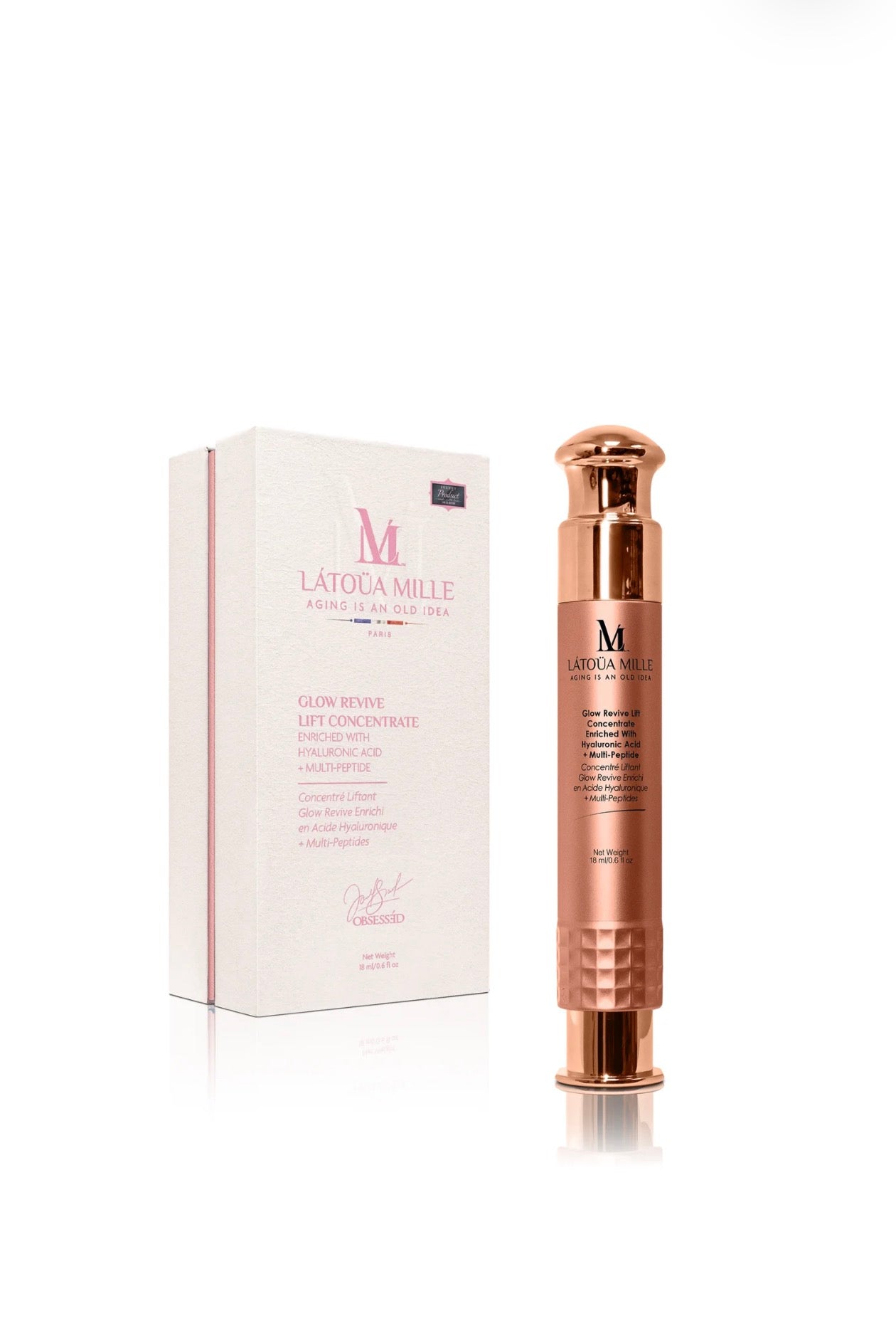 LATOUA MILLE
Glow Revive Lift Concentrate Enriched With Hyaluronic Acid + Multi-Peptide