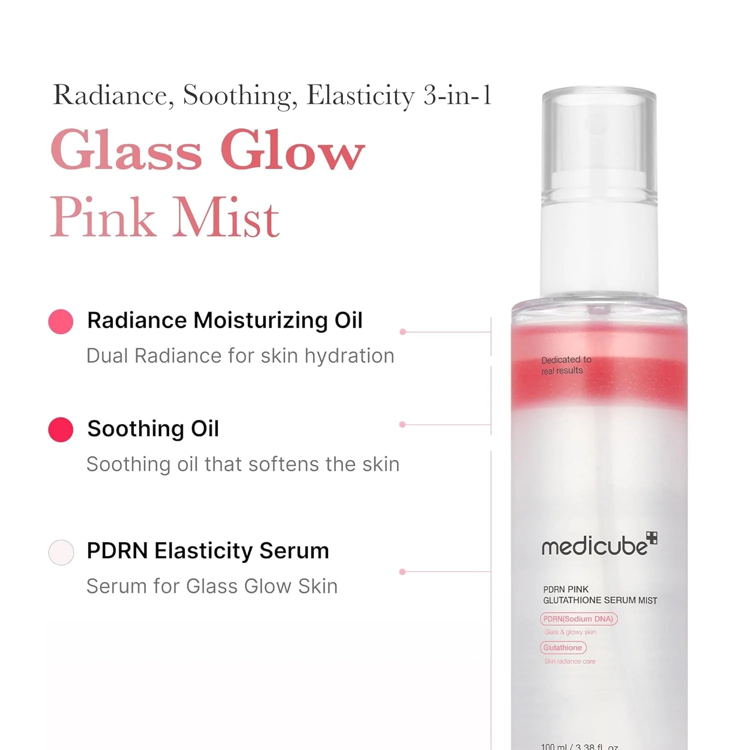Medicube PDRN Pink Glutathione Serum Mist
