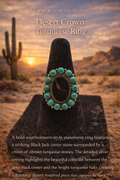 Desert Crown Turquoise Ring