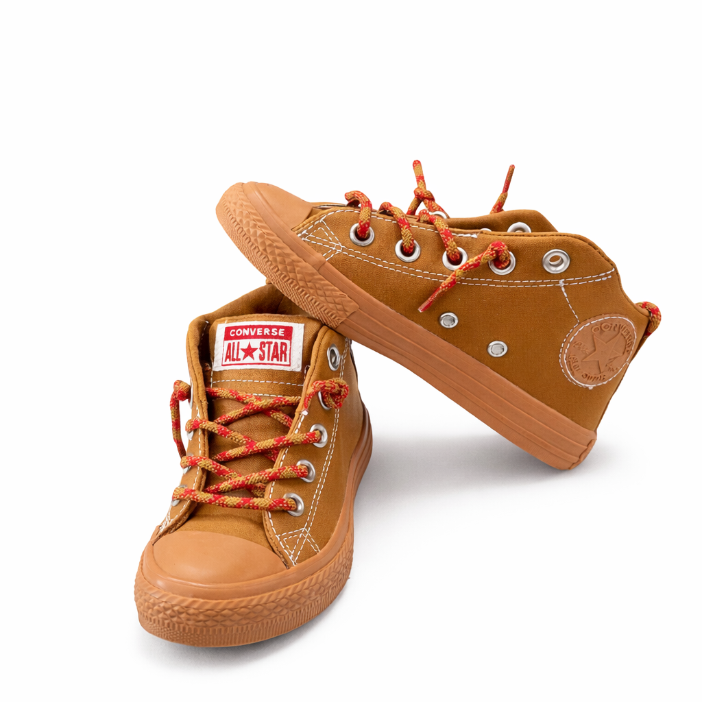 Converse Boy's Chuck Taylor All Star Leather Street Mid Sneaker
